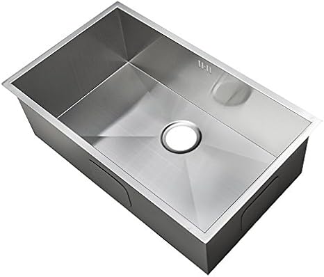 Fregadero de cocina extra grande hecho a mano para la base. Fregadero
