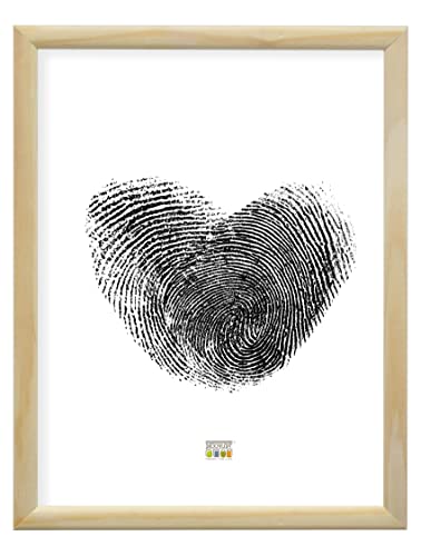 Promo Ideale Cornici in Legno, Molte Dimensioni e Colori, Cornice Foto - 40x60, Naturale