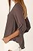 Farktop Women's Plus Size Casual Loose V Neck Chiffon T Shirt Blouse Tops
