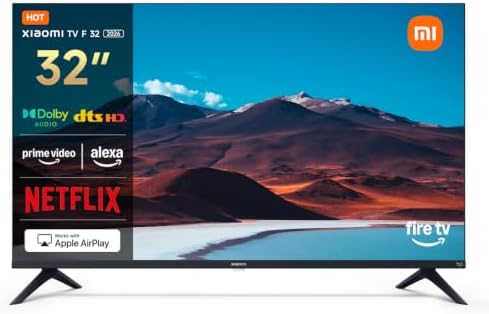 TV F 32 32" HD Smart TV Fire OS7 Triple Tuner DVB-C/S/S2/T/T2