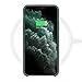 ORNARTO Compatible with iPhone 11 Pro MAX Liquid Silicone Case 6.5 inch, Slim Liquid Silicone Case with Open Bottom Style Soft Gel Rubber Cover - Pine Green
