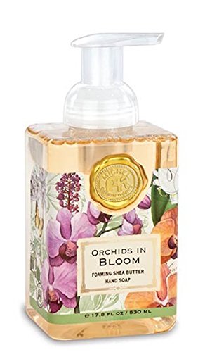 Michel design works foaming hand soap, orchids in bloom…