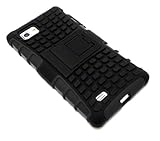 LG Optimus 4X HD P880 case cover by Cell-Nerds NerdShield [Armor Series] with Built-in Kickstand (Black)