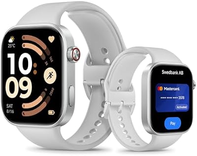 Redmi Watch 6 NFC, Smartwatch Damen, 24 Tage Akku, Grau