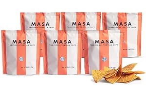 ANCIENT CRUNCH MASA CHIPS - Tortilla Chips Snack Pack - Seed Oil Free, Naturally Grown Corn Chips - Low Carb Snacks - Made with Grass Fed Tallow & Sea Salt Tortilla Chips - 6 Pack, 5 Ounce Each