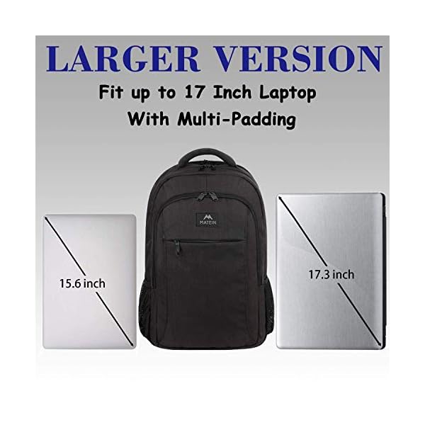 MATEIN Zaino Uomo Zaino per PC Portatile,Zaino Porta PC Impermeabile,Zaino  Antifurto per Laptop,Zaino per PC 17 Pollici… - Spesavip