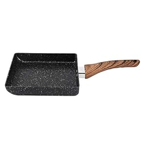 Nonstick omelet pan, aluminium draagbare vierkante multifunctioneel koekenpan, inductievuur gepocheerd ei Pan Tamagoyaki…