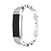 for Fitbit Alta Accessories Bands,HP95(TM) Women Fashion Stainless Steel Watch Band Replacement Rhinestones Bracelet Strap for Fitbit Alta HR/Fitbit Alta Watch (C)