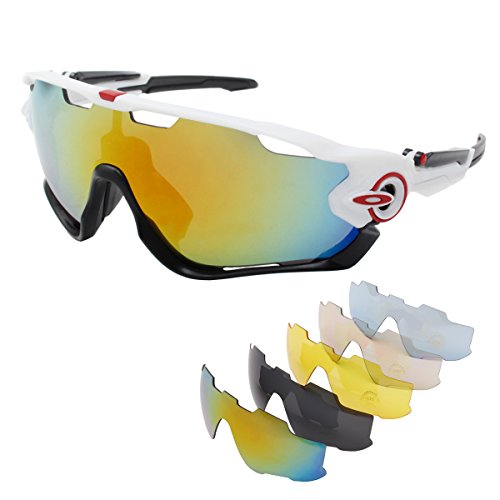 Outerdo sports polarized sunglasses cycling uv eye prot…