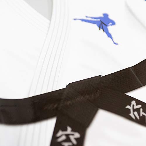 Karate Shaped Plate & Napkin Sets (35+ Pieces for 16 Guests!), Martial Arts Party Supplies, Karate Gi Tableware Sets, Birthday Decorations