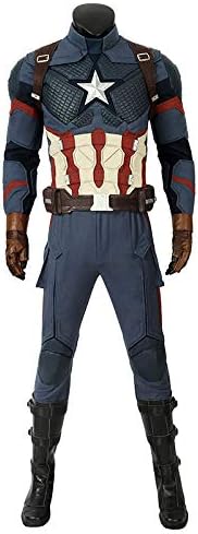 Amazon コスプレ衣装 アベンジャーズ エンドゲーム スティーブ ロジャース キャプテン アメリカ Avengers Endgame Steven Rogers 甲改善版 靴なし 女性xxl コスプレ 仮装 通販