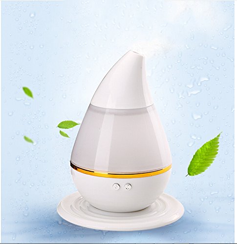 Mini USB Humidifier, Oversized Mist,Diffuse Water & Essential Oils, Changing Colors Light Automatically,Keep 10-20 Square Meters Air Humidity, for Home\\Office £¬Tank capacity: 200ml ¡­