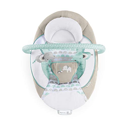 Ingenuity Soothing Baby Bouncer with Vibrating Infant Seat, Music, Removable Bar & 2 Plush
