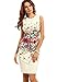 Floerns Women's Sleeveless Floral Work Party Cocktail Bodycon Dress Multicolor S