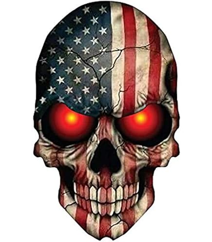 Skull Reflective Decal For Your Bike, Motorcycle, And Helmet #526R