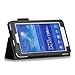 Galaxy Tab 3 Lite 7.0 / Galaxy Tab E Lite 7.0 Case - SHEROX Premium Folio Leather Case for Samsung Galaxy Tab 3 Lite 7.0 / Galaxy Tab E Lite 7.0 Inch Android Tablet + Free Stylus Touch Pen (Black)