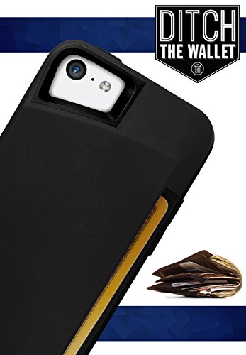 Smartish iPhone 5c Wallet Case - [Ultra Slim Protective iPhone Wallet] - Slite Card Case for iPhone 5c by (CM4) - Black Onyx' - Thumbnail 5