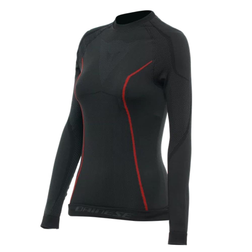 DAINESE,THERMO LS WOMEN'S TECHNICAL SKI JERSEY,BLACK/RED,XS/S