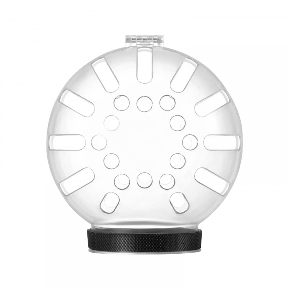 MiOYOOW Cat Muzzle, Breathable Transparent Cat Mouth Cover Adjustable Pet Hood for Cat Anti-bite Anti-Breakaway