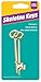 Lucky Line Skeleton Key with Flat TIP for Lever Locks, Antique Doors & Locks, 2 Pack (87002)