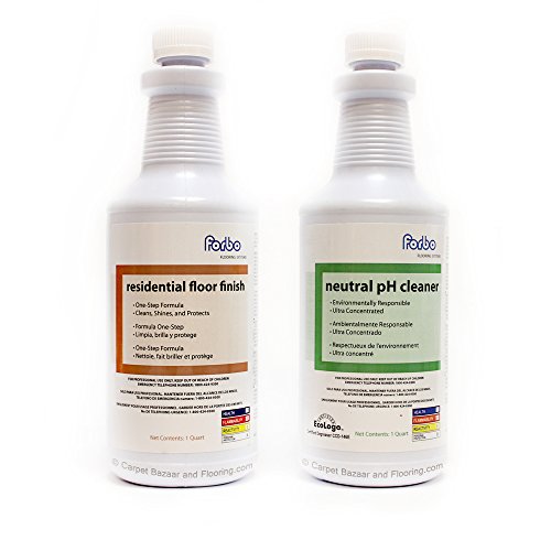 Forbo Marmoleum Floor Cleaner (Quart) and Marmoleum Residential Floor Finish (Quart) (for Marmoleum Click, Modular, MCT, Striato, Marmoleum Seet and Tile)