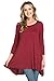 Frumos Womens Tunic Loose Fit Long Tunic Top Made In USA