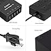 ORICO Surge Protector Power Strip with 4 Outlets and 5 USB Charging Ports, 5ft Extension Cord/1700J Ideal for Home and Office Accessories - Black(ETL/FCC Listed)
