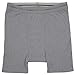 Personalized Property of Mens Undies: Hanes Heather Grey Boxer Brief Underwear