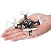 Mini Drones for Kids or Adults, RC Drone Helicopter Toy, Easy Indoor Small Flying Toys Pocket Quadcopters for Boys or Girls Black