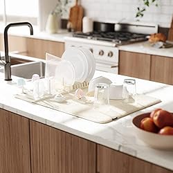 Umbra UDry Peg Drying Rack with Mat, Linen