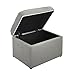 Baby Relax The Abby Nursery Storage Ottoman for Baby Gliders, Grey