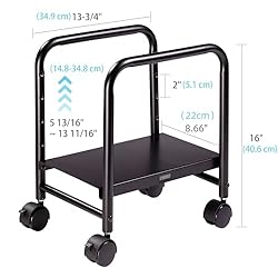 Eureka Ergonomic Computer Cart Height Adjustable