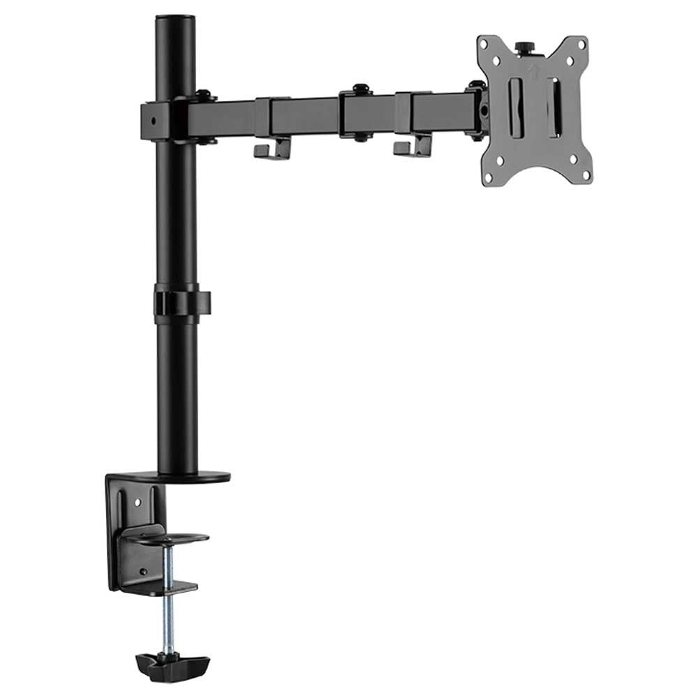 LogiLink BP0097 - Aluminium Monitor Desk Mount for 17-32 Inches (LCD, LED, OLED, etc.), 360°, Arm Length = 454 mm