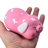 Slow Rising Squishies Jumbo,Scented Soft Squeeze Stress Relief Toy Round Pig(Color Random)