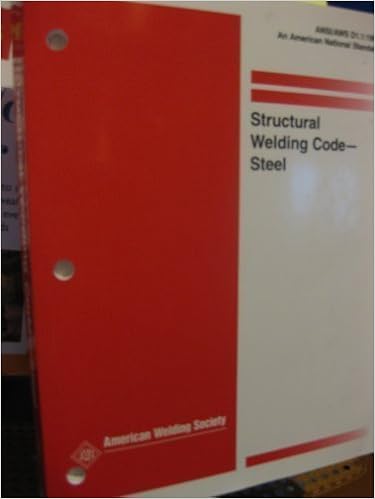 Structural Welding Code Steel Ansi Aws D1 1 98 By Aws Committee On Structural Welding 1998 04 03 Amazon Com Books Structural Welding Code Steel Ansi Aws D1 1 98 By Aws Committee On Structural Welding 1998 04 03 Amazon Com Books