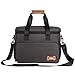 Hilike Pet Travel Bag for Dog&Cat -Weekend Tote Organizer Bag for Dogs Travel -Incudes1 * Dog Tote Bag,2 * Dog Food Carriers Bag,2 * Pet Silicone Collapsible Bowls.(Black)