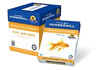 Hammermill Paper, Premium Multi-Purpose Poly Wrap, 24 lb, 8.5 x 11, Letter,  97 Bright, 2500 Sheets / 5 Ream Case (105810C) Made In The USA