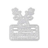 Merry Christma Metal Cutting Stencils Scrapbook Embossing DIY Crafts