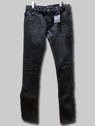 Amazon ヤスユキイシイ Yasuyukiishii ブラック デニム コーティング スキニー ブラック サイズ38 ジーンズ 通販