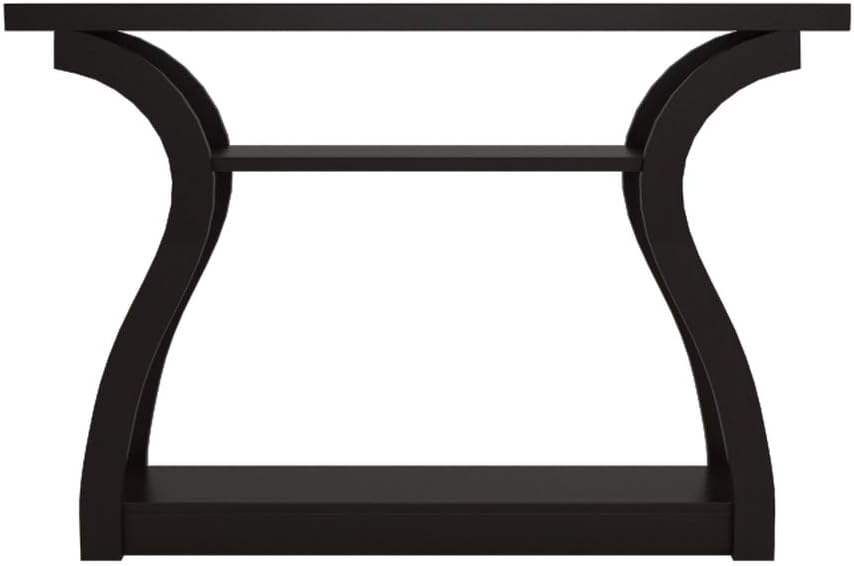 Monarch Specialties 47" Console Table - Sleek and Modern Accent Table for Your Home (Cappuccino/Dark Brown): Kitchen & Dining
