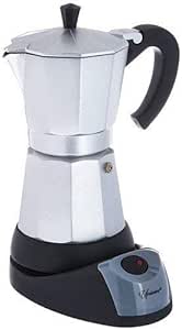 Amazon.com: Cafetera eléctrica para cubán/café expreso 3 tazas (4 onzas  cada una) : Hogar y Cocina