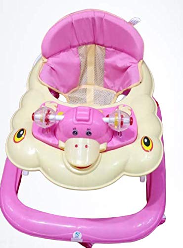 Kids Joy Baby Walker Multi Color (Style 3) (Pink)