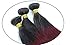 Wigsforyou@Straight 1B Burg 100% Human Hair 18-28inch Brazilian Human Hair Extensions 2 Tone Ombre Weaves 50g/set
