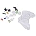 HDE XBOX 360 Wireless Controller Replacement Shell Custom Cover Case Kit with Buttons Thumbsticks and Replacement Case