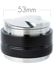 53mm Coffee Distributor/Leveler & Tamper, Fits 54mm Breville Portafilter, Double Sided, Adjustable Depth