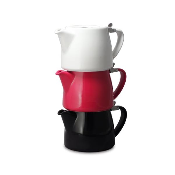 FORLIFE Stump Teapot with SLS Lid and Infuser, 18Ounce, Mandarin The