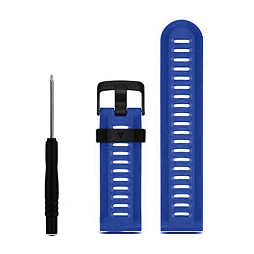 For Garmin Fenix 3 Watch Band Binmer(TM) Silicone Strap Replacement Watch Band With Tools Fenix 3 Blue