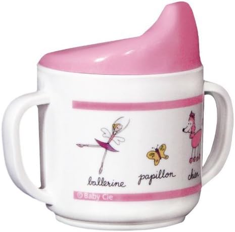 Baby Cie Ballerina-Pink Sippy Cup, Multicolor