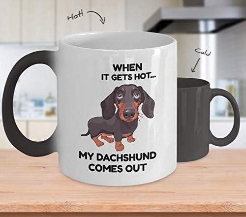 wiener dog mug