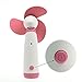 Niceshop® Handheld Mini Candy Color AA Battery Operated Sponge Cooling Fan (Pink)